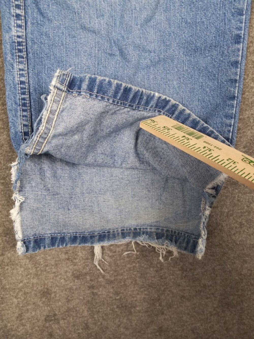 American Eagle AE Supply Jeans Womens Size 8 (31x31) Wide Leg VTG Y2K - Picture 6 of 16